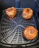 Air fried cinnamon caramel apples#mommasrecipes