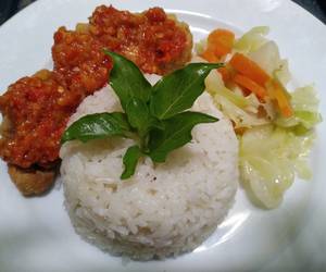 Cara Cepat Ayam geprek kuah soup Gurih Mantul