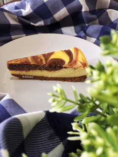 Foto resep Simple Marble Cheese Cake untuk Pemula
