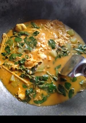 Foto resep Gulai Daun Gelinggang Minang (Meniran)