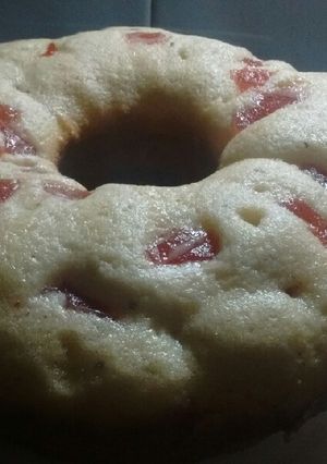 Una foto de Budín de membrillo y chocolate
