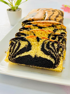 Foto resep 646. Bolu Zebra