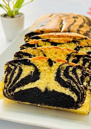 Foto resep 646. Bolu Zebra