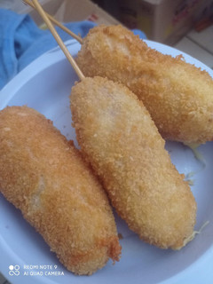Foto resep Corndog / Hottang / Roti sosis mozarella Korea