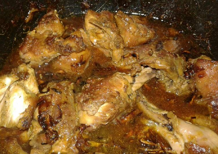 Steps to Make Speedy Wet fry marinated chicken