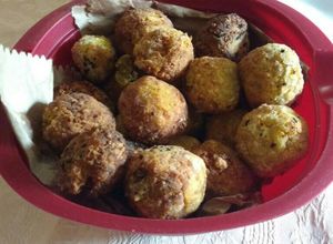 Una foto de Bolitas de plátano macho