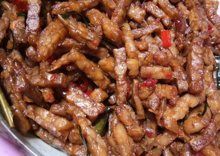 Bagaimana Membuat Kering Tempe Pedas Manis, Lezat