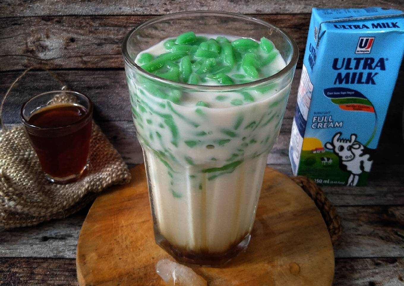 Es Cendol Susu (kenyal pakai agar²)