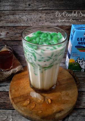 Foto resep Es Cendol Susu (kenyal pakai agar²)