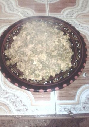 صورة لوصفة جلبان مقلي بالبيض