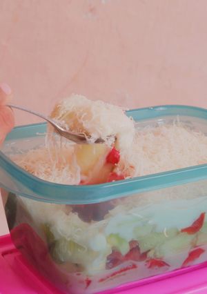 Foto resep Salad buah simple