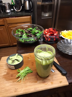 A picture of Alkaline - Avocado Salad Dressing.