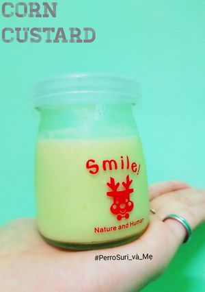 Hình của món Corn custard - Custard bắp.