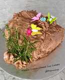 Mocha Cream Cheese Log Cake#2
