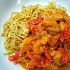 A picture of Coconut, Paprika & Lime Chicken with Green Chillies.