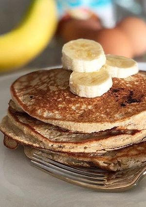 Una foto de Tortitas fitness de coco