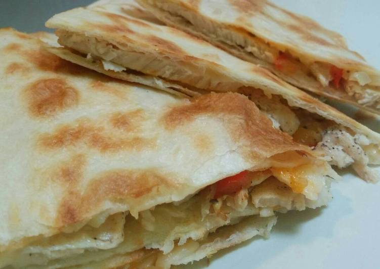 Resep Chicken Quesadillas ala runy's kitchen Anti Gagal