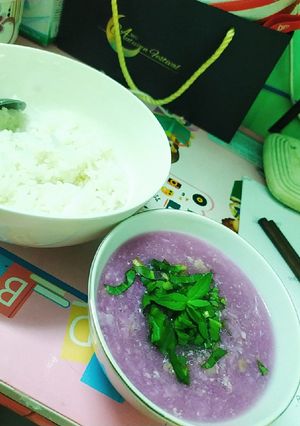 Hình của món Canh khoai mỡ 10k.