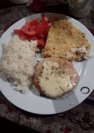 Una foto de Soufflé de zucchini y zanahoria