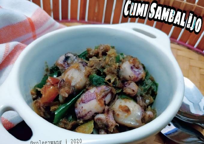 Resep Cumi Sambal Ijo Oleh Yoleen Wang Cookpad