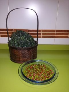Una foto de Guisantes con jamón