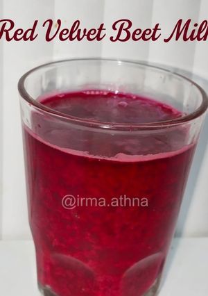 Foto resep Red Velvet Beet Milk