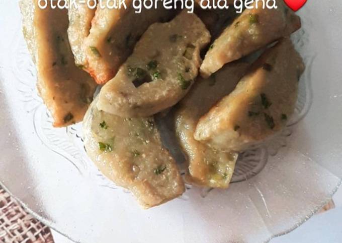 Otak-otak ikan tenggiri tanpa daun