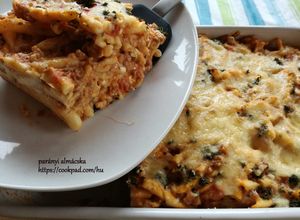 Rakott tészta (Lusta lasagne) recept fotója