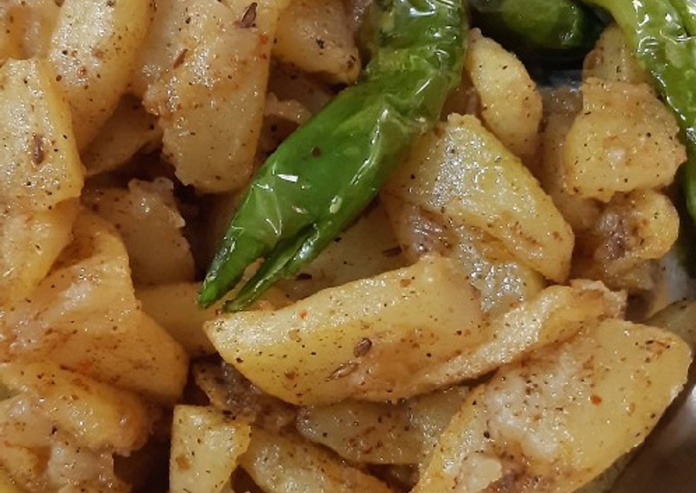 Fried potatoes