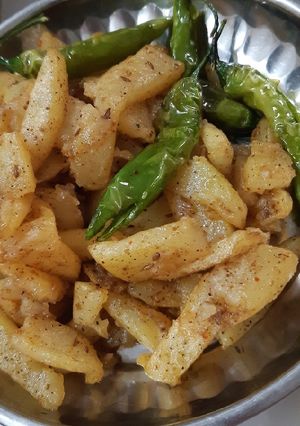 A picture of Fried potatoes.