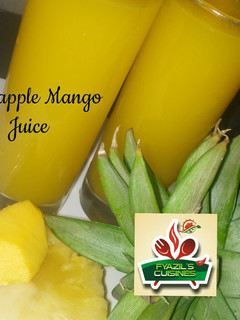 A picture of Pineapple mango juice.