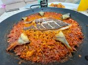 Una foto de pescado pargo al horno