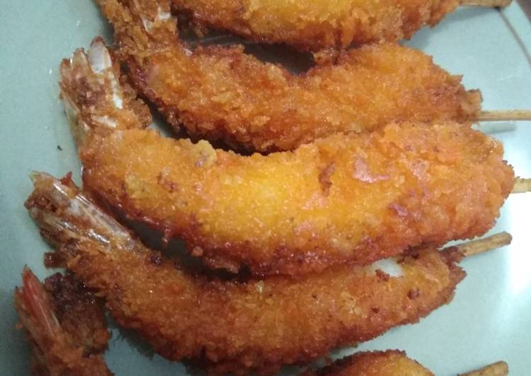 Resep Udang goreng tepung crispy Anti Gagal