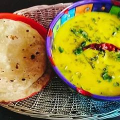 A picture of Bran flour roti.