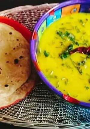 A picture of Bran flour roti.