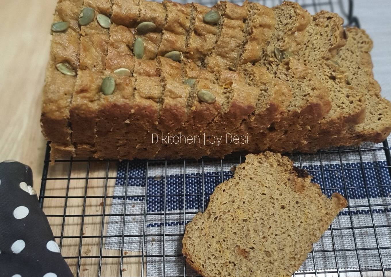 Roti flaxseed labu parang