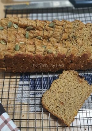 Foto resep Roti flaxseed labu parang