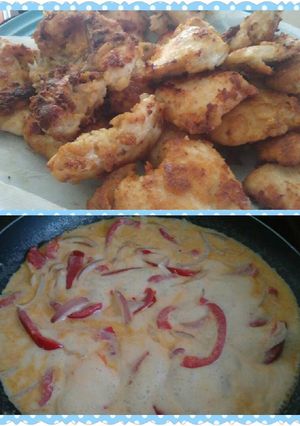 Una foto de Pechugas en Salsa de Leche