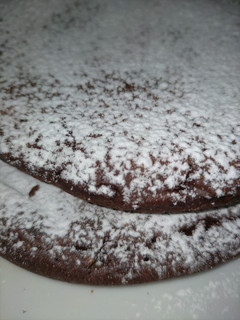 Una foto de Brownie de plátano a la sartén