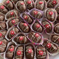 A picture of Tempting chocolate treats.