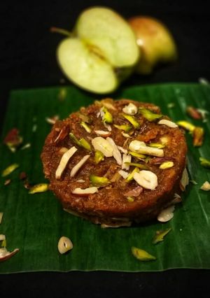 A picture of Apple Halwa.