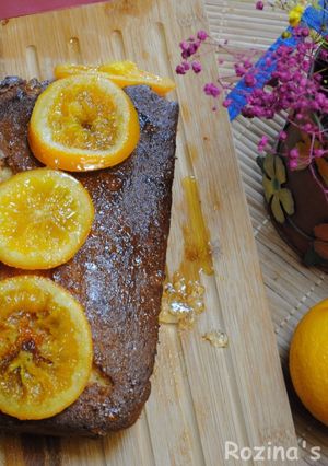 A picture of Orange cake.
