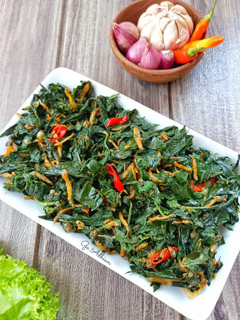 Foto resep Tumis Daun Singkong Teri