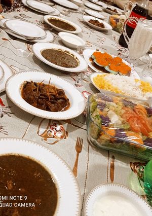 عکسی از دستور بادمجان بقچه ای