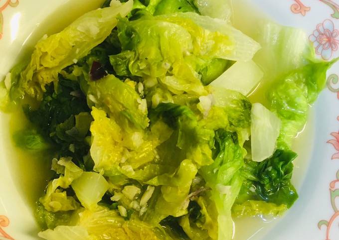 Steps to Make Homemade Stir- fry vegetable (Leafy)