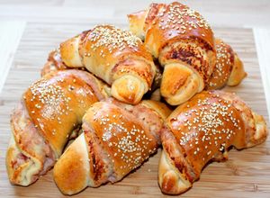 Sonkakrémes kifli recept fotója