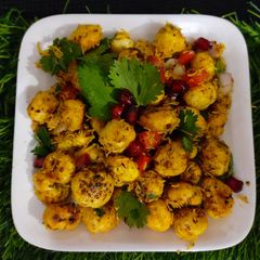 A picture of Makhana chaat.