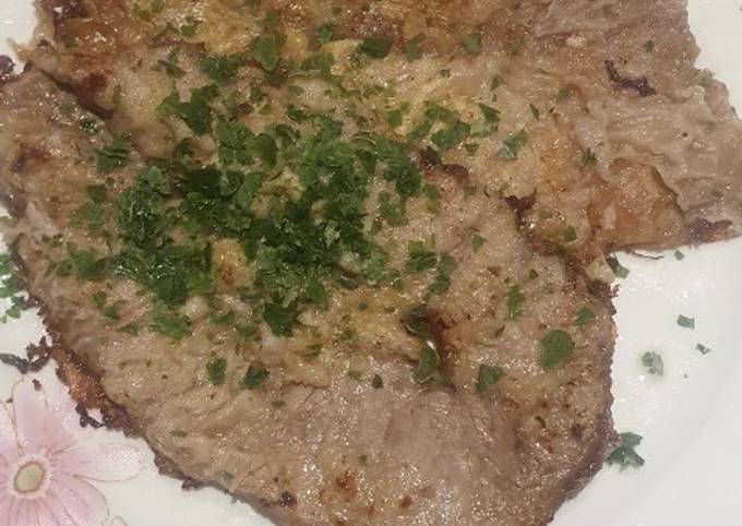 Veal slices with lemon Recipe by Martha Maldonado - Cookpad