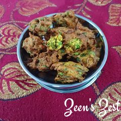 A picture of Water Spinach Fritters.