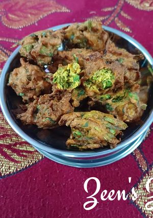 A picture of Water Spinach Fritters.